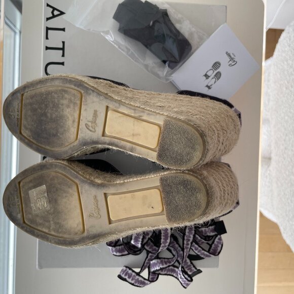 CASTANER x ALTUZARRA Carina Wedges/ Color: Malva - Picture 5 of 6